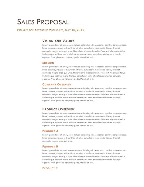 Image result for Sales Proposal Examples