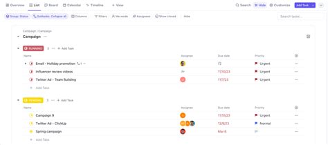 ClickUp Features 的图像结果