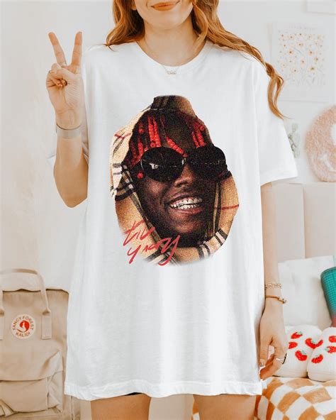 Custom Lil Yachty Shirt, Vintage White Rap Tee, Hip Hop Graphic Print T ...