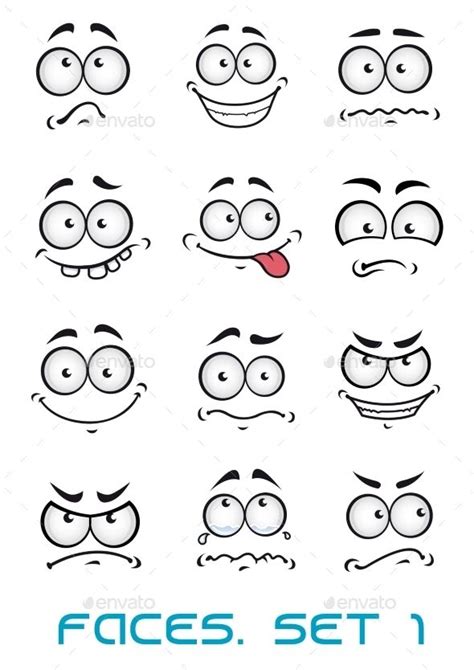 Drawing Simple Cartoon Faces – Warehouse of Ideas