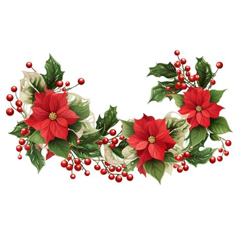 Christmas Garland Clipart - World of Printables