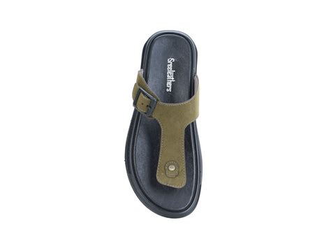 Mens thong flip flops 93111 – SREELEATHERS