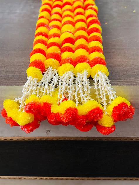Buy SPHINX Artificial Marigold Fluffy Flowers and Tuberose (rajnigandha ...