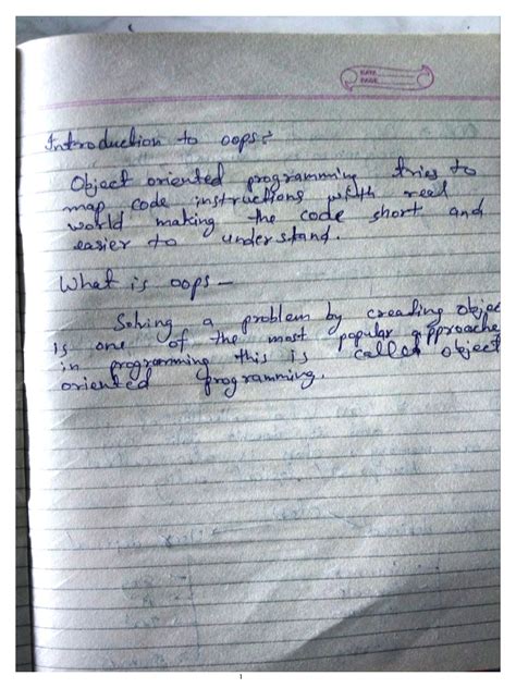 Image result for Java Programming Handwritten Notes PDF