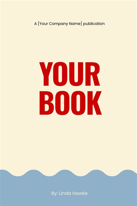 Book Cover Design Template Free Download 的图像结果