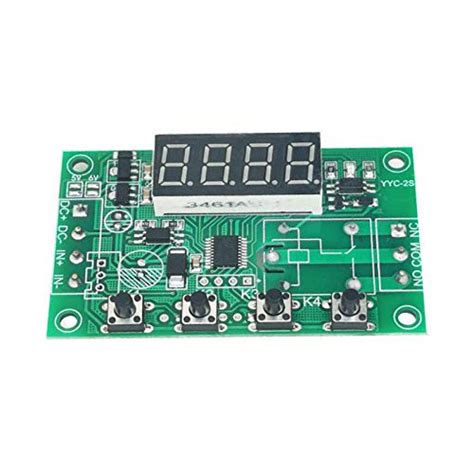 Buy Taidacent 5 6 12 24V 10A Panel Timer Relay Power Off Memory Circuit ...