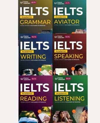 IELTS Academic Test Preparation Set of 6 Books by Career Launcher ...