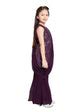 Wine Coloured Russian Palazzos Set For Girls Gharara / Sharara Set ...