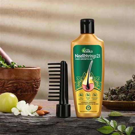 Buy DABUR VATIKA NEELIBHRINGA 21 HAIR GROWTH OIL-100ML Online & Get ...