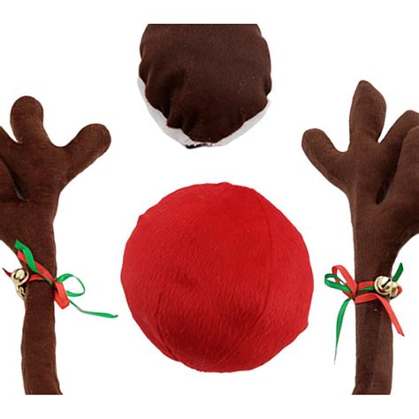 ⚡️Buy Maxbell Christmas Car Reindeer Antlers and Nose Decorations LED ...