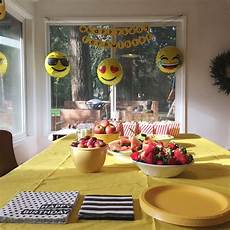 Theme Decorations by Quot The Year Of The Emoji Quot Aka Fern Winter S 4th Birthday Theme Decorations