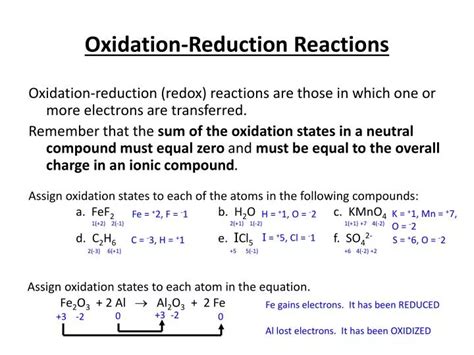 Image result for Oxidation-Reduction Tutorial