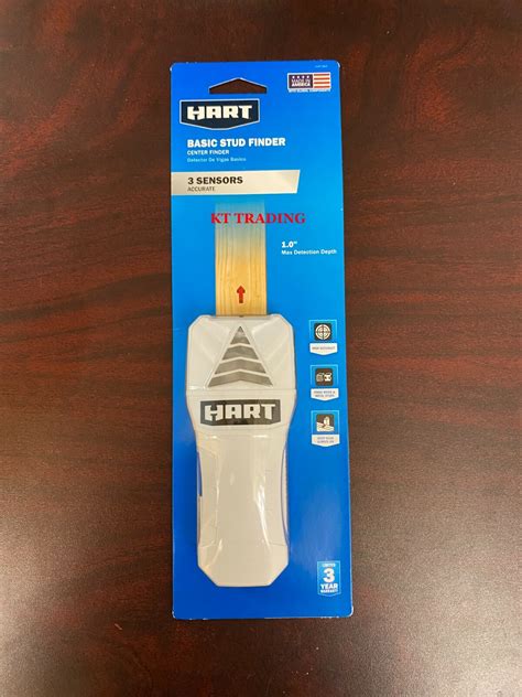 HART BASIC STUD FINDER 3-Sensors 1.0" DETECTION DEPTH DEEP SCAN Wood ...