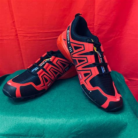 Keep Running Speed 3 Mens Size 47 Black / Red Running Shoes(s)