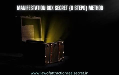 MANIFESTATION BOX SECRET {8 STEPS} METHOD WITH LIVE SUCCESS STORY - THE ...