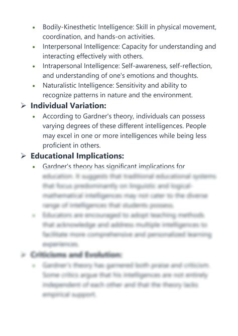 Image result for Multiple Intelligences Theory Howard Gardner Explained