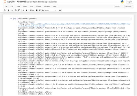 Image result for Install Yfinance Python