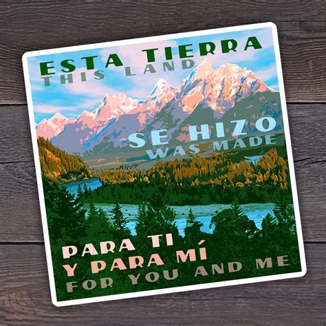 Esta Tierra Se Hizo Para Mi Y Para Ti; Anti-ice Sticker: This Land is ...