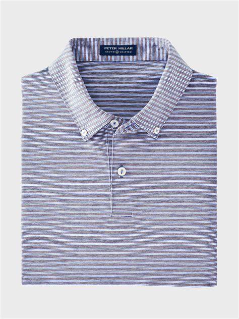 Peter Millar Crown Crafted Men's Deskey Performance Polo - Saint Bernard