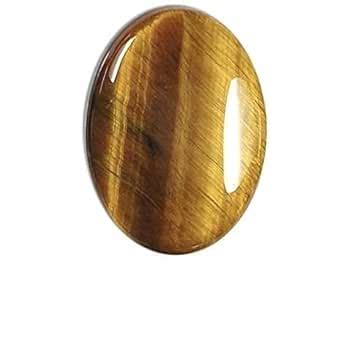 STONERIVERS Tiger Eye Ratti 7-8 Carat Natural Gemstone Tiger Eye Bead ...