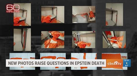 New photos raise questions in Epstein death | cbs19.tv