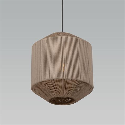 Acceptance Jute Pendant Light for Living & Dining | Light & Living