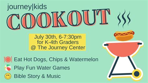 Journey Kids Cook Out, The Journey Center, Davison, 30 July 2024 ...