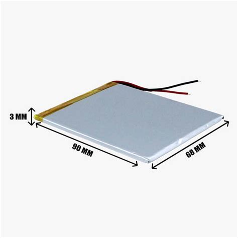 3.7V 4000mAH Li-Po Rechargeable Battery (KP 357090) – QuartzComponents