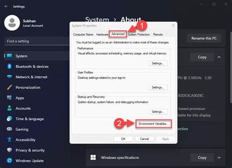 Image result for Setting Environment Variables
