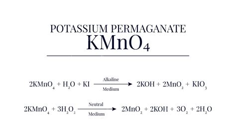 Premium Vector | Preparation and Properties of Potassium Permanganate
