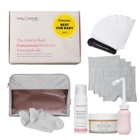 Amazon.com : Belly Bandit Postpartum Essentials Kit - Complete Recovery ...