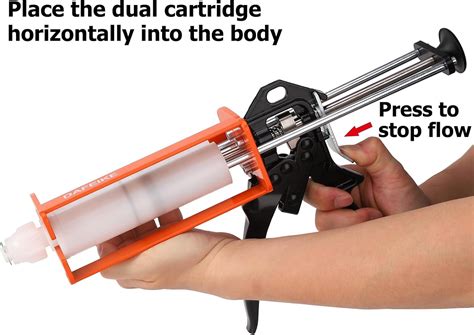 DAFEIKE 400ml Epoxy Gun Dual Component Caulking Gun Manual India | Ubuy