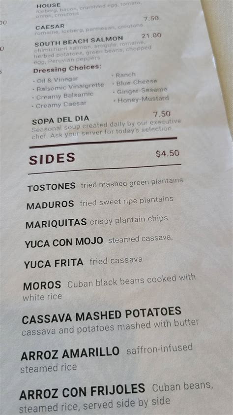 Coco Palm Restaurant Menu