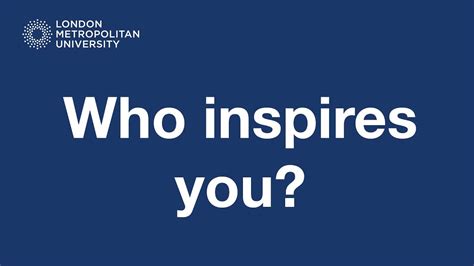Who inspires you? - YouTube
