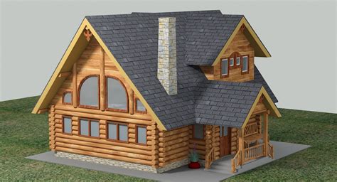 Log Cabin Scale Model 的图像结果
