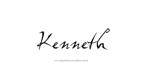 Kenneth Name Tattoo Designs