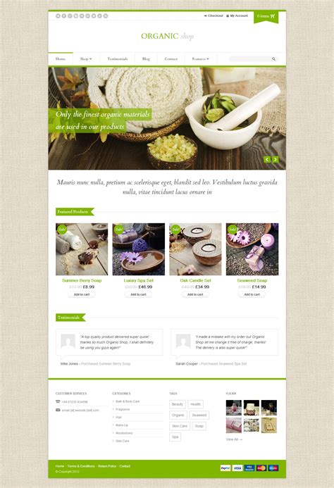 organic shop v2 7 8 responsive woocommerce theme