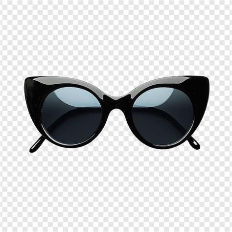 Stylish black cat eye sunglasses | Free PSD