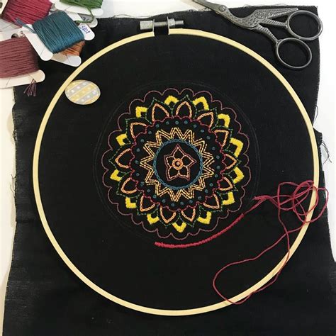 Image result for Hoop Mandala Tutorial