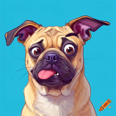 Funny dog on Craiyon