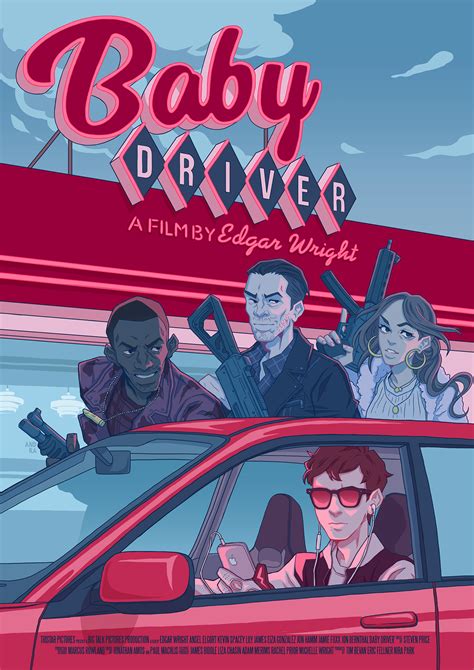 Baby Driver _ movie poster on Behance