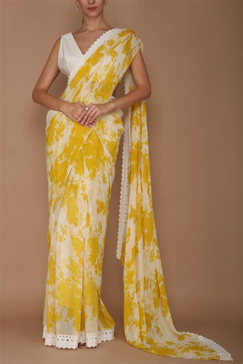 9 light-as-air chiffon saris perfect for those who are over silk ...