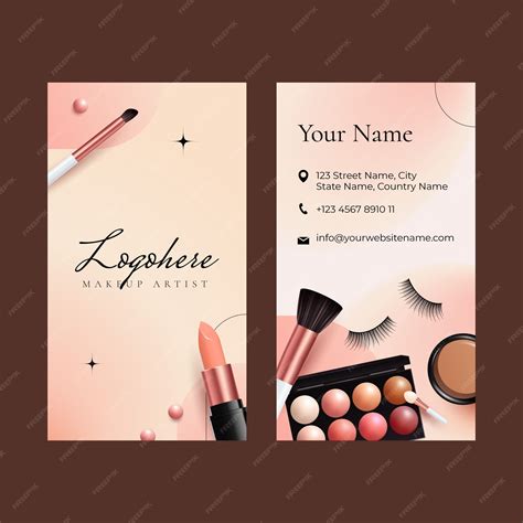 Makeup Artist Business Cards 的图像结果