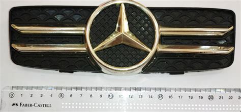 Mercedes logo with plate - 24cm – VihanEV LLP