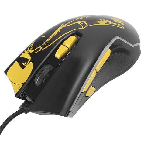 GOWENIC Archuu Wired Gaming Mouse, Portable 6 Adjustable 6400DPI 7 RGB ...
