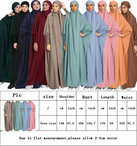 Buy Prayer Abaya One Piece For Women Muslim Saudi, Dubai Outfits For ...