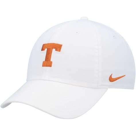 Men's Nike White Texas Longhorns Heritage86 Logo Performance Adjustable Hat
