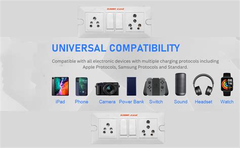 Buy ELEGANT CASA Board Electrical cordElectric Board with 6+16 Amp ...