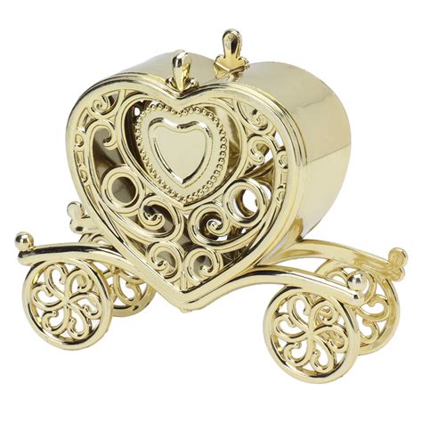 12PCS Heart Pumpkin Carriage Shaped Wedding Candy Box, Party Favor ...