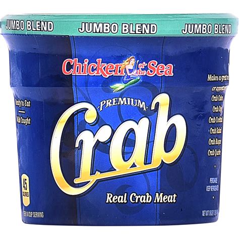 CHICKEN OF THE SEA JUMBO BLEND CRAB MEAT 16 OUNCE CONTAINER - $31.99 at ...